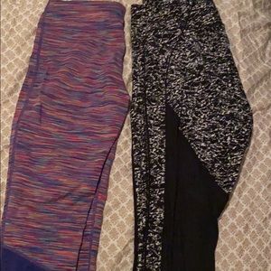 Set of 2 workout capris